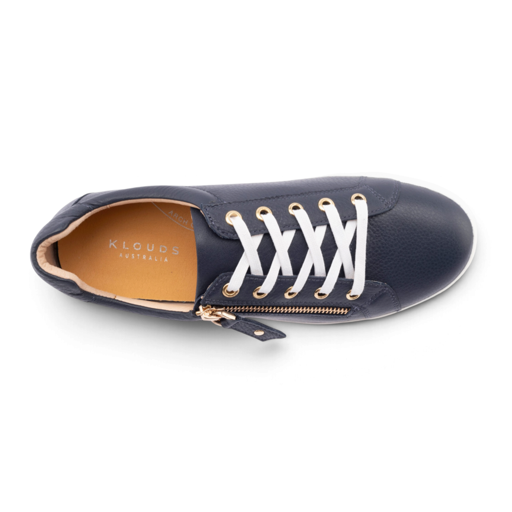 Cara Pebble Casual Sneaker - Navy