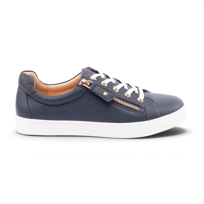 Cara Pebble Casual Sneaker - Navy