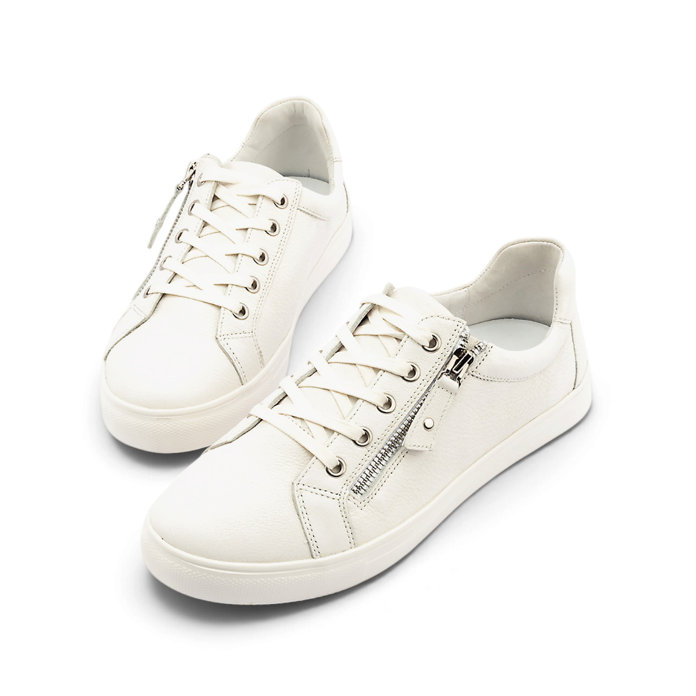 Cara Pebble Casual Sneaker - White