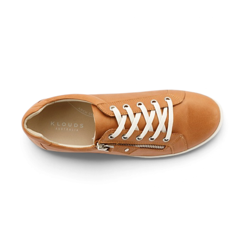 Cara Plain Casual Sneaker - Coconut Tan