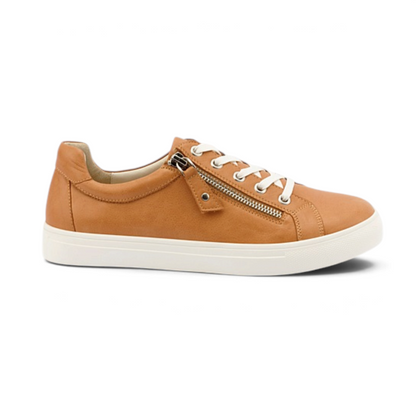 Cara Plain Casual Sneaker - Coconut Tan