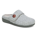 Carlin Mule Slipper - Light Grey