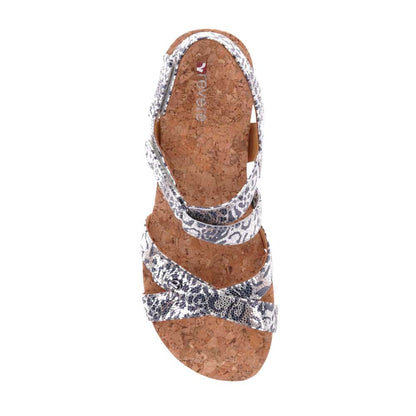 Casablanca Wedge - Silver Safari