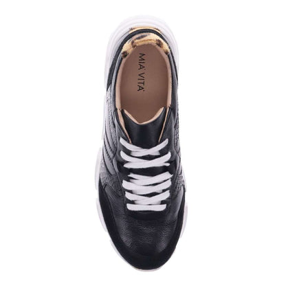 Chloe Lace-Up Casual Sneaker - Black