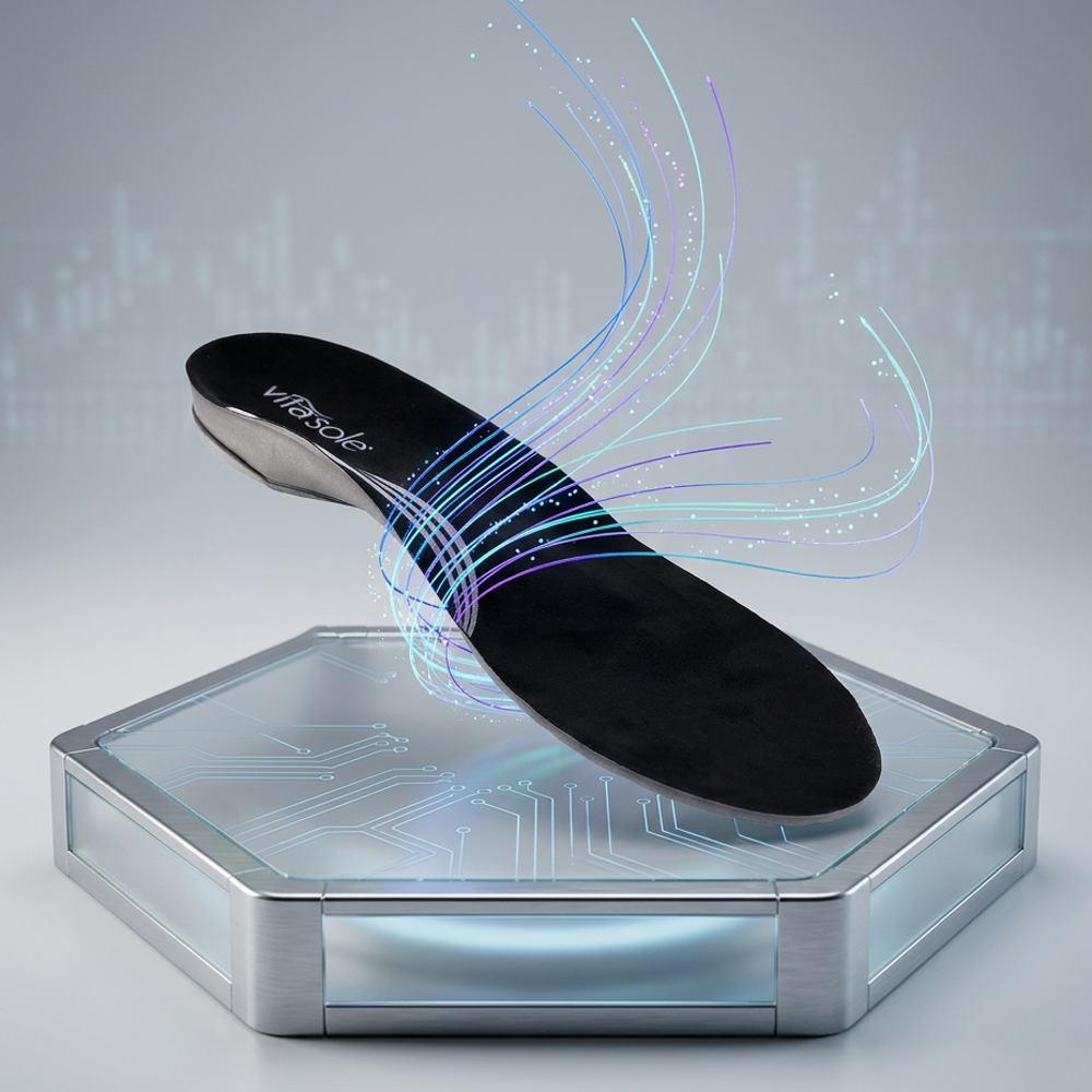 Comfort Full Length Orthotic Insoles - Black