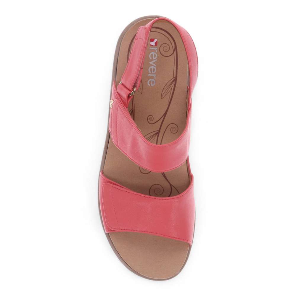Como Adjustable Slingback Sandal - Coral