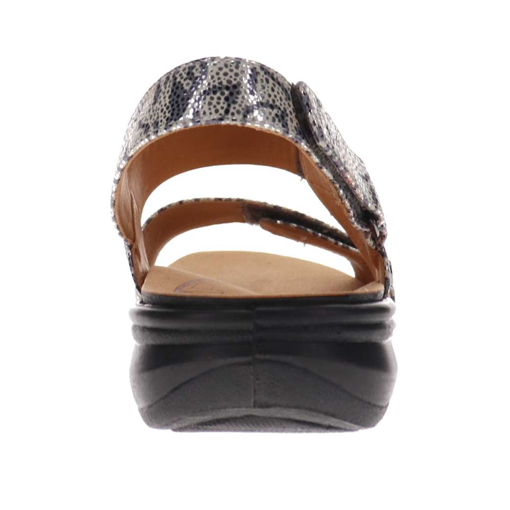 Como Adjustable Slingback Sandal - Silver Safari
