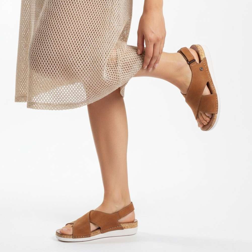 Cottesloe Slingback Sandal - Caramel
