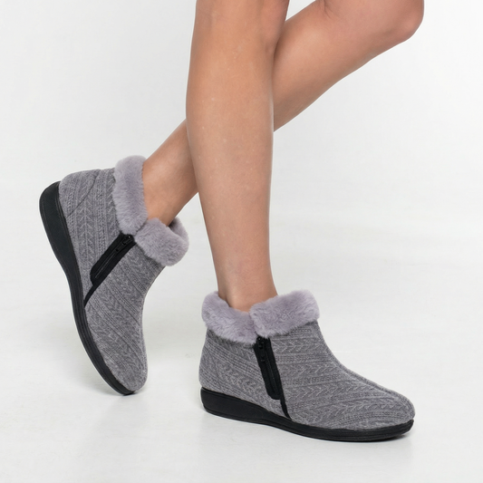 Lifestyle image for Dahlia II Slipper - Grey