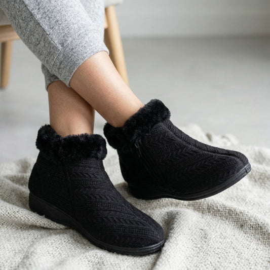 Lifestyle image for Dahlia II Slipper - Black