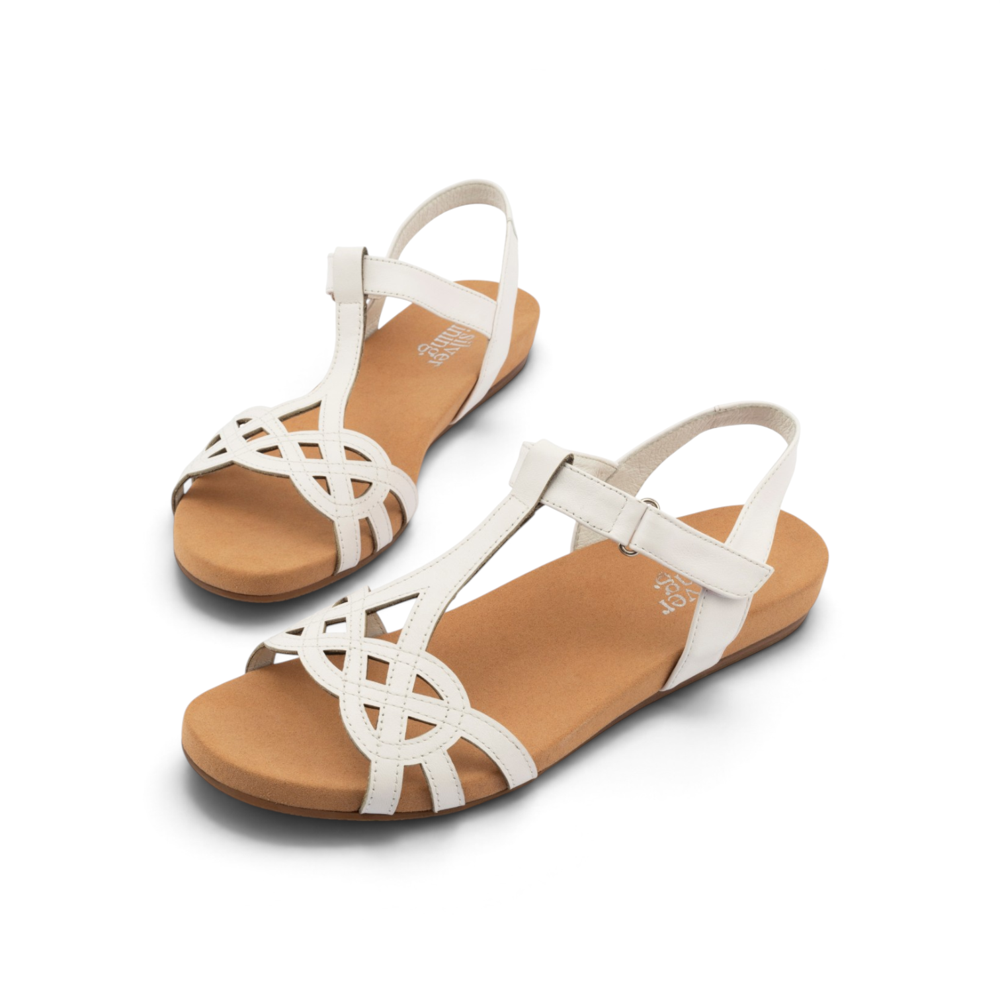 Dhara Sandal - White