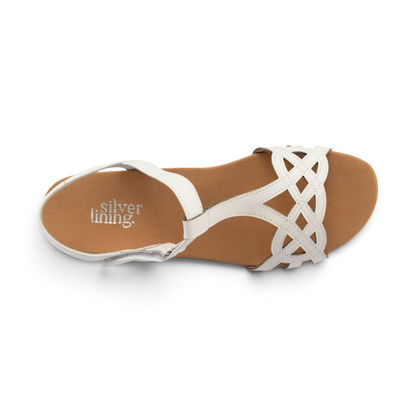 Dhara Sandal - White