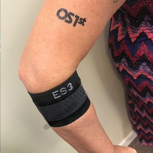 Lifestyle image for Elbow Compression Sleeve For Bursitis (ES3) - Black