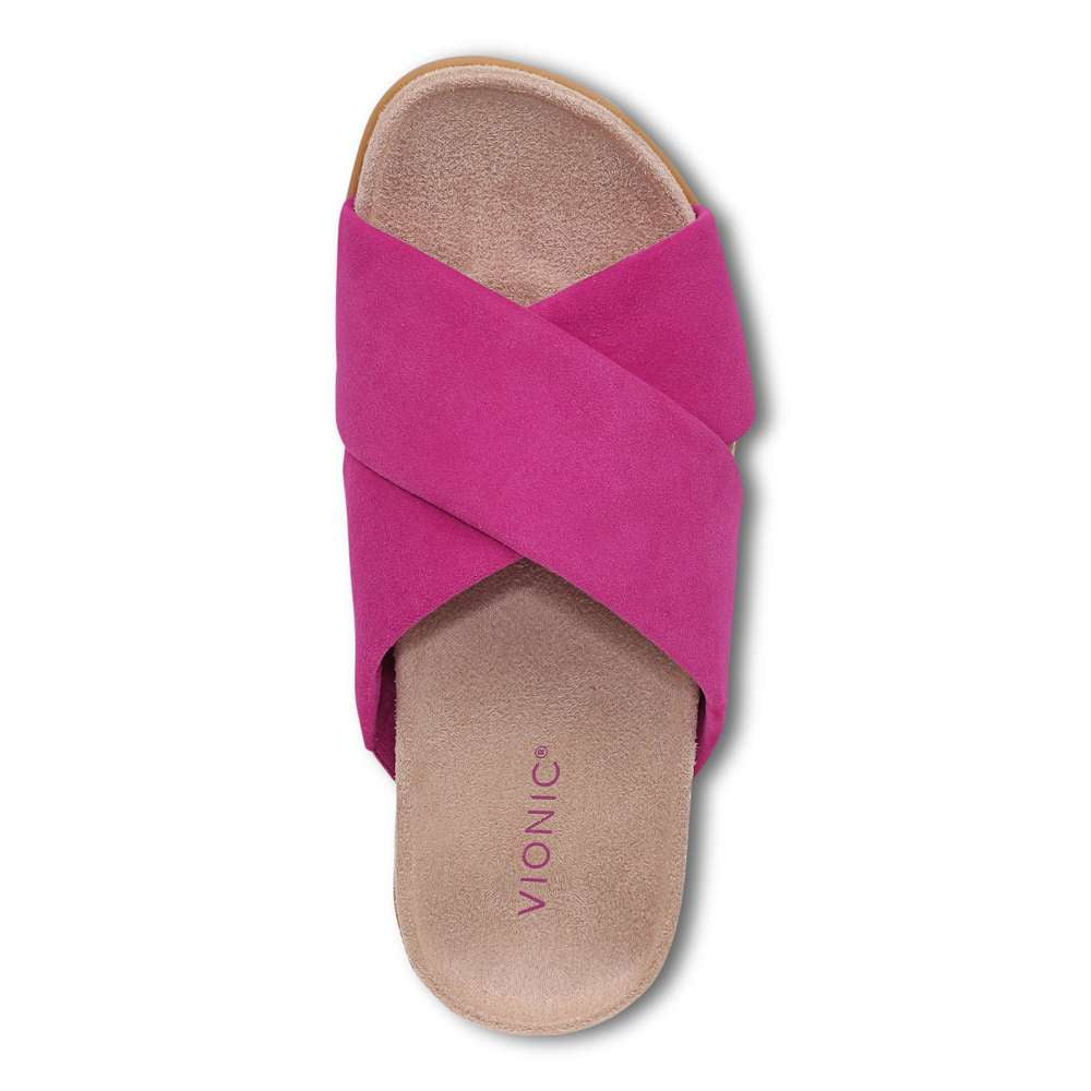 Etna Slide Sandal - Pink Rose