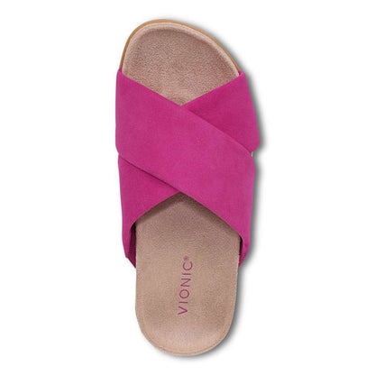 Etna Slide Sandal - Pink Rose