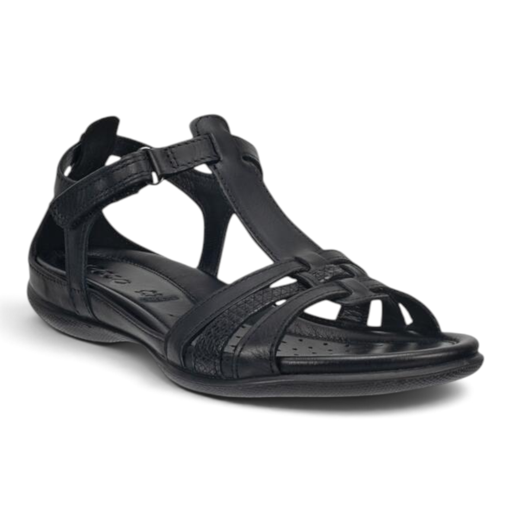 Flash T-Bar Sandal - Black/Black