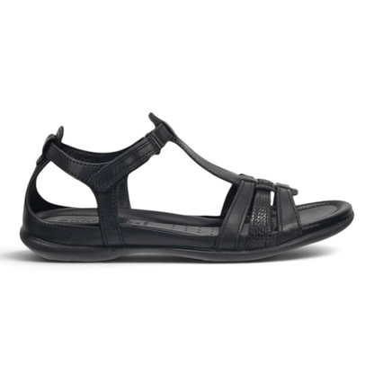 Flash T-Bar Sandal - Black/Black