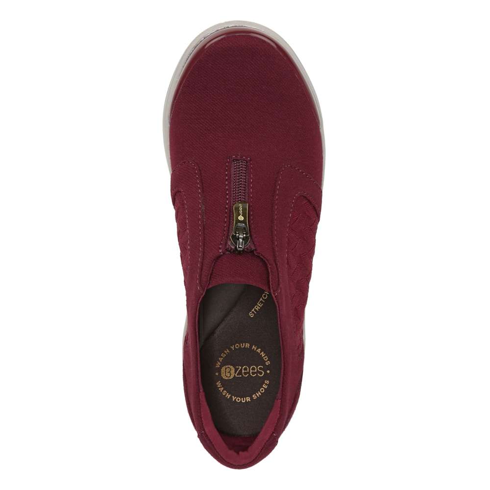 Florence Slip-On Casual Sneaker - Brick Red