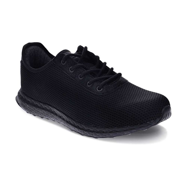 Freddie Lace-Up Casual Sneaker - Black