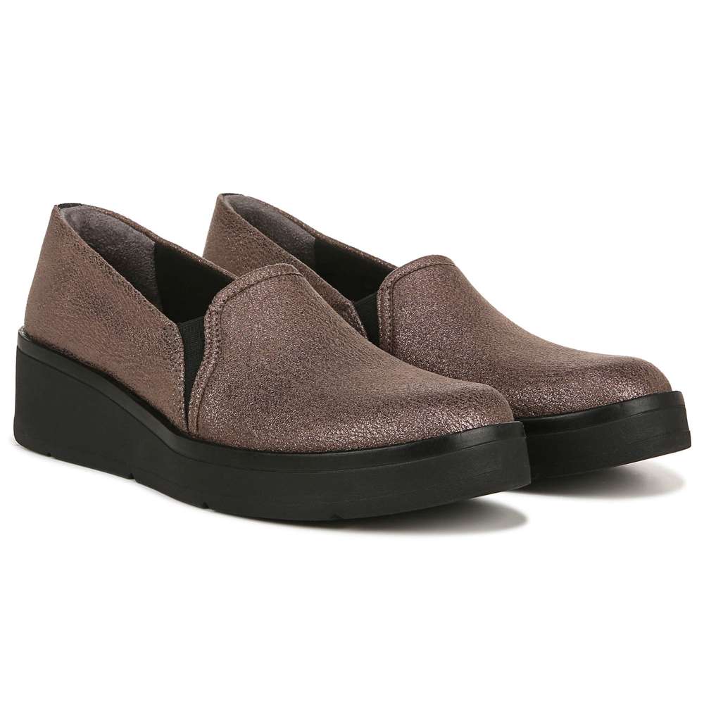 Free Spirit Platform Slip-On - Bronze Crackle
