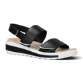 Garlin W-ZR Sandal - Black/White