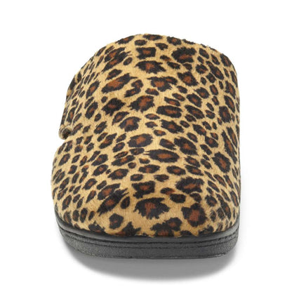 Gemma Mule Slipper - Tan Leopard