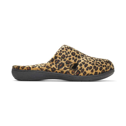 Gemma Mule Slipper - Tan Leopard