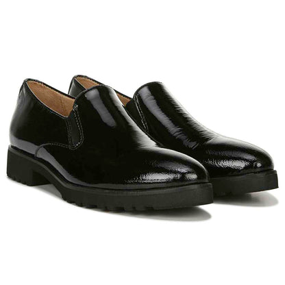 Geraldine Loafer - Black Patent