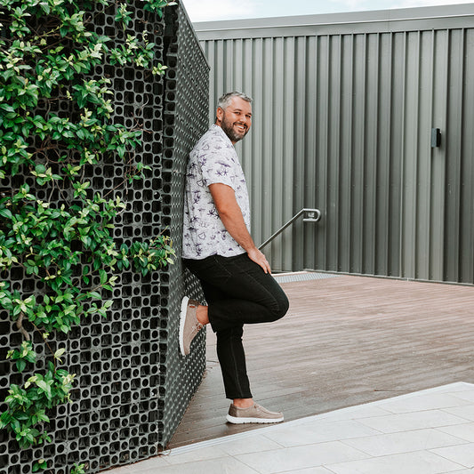 Lifestyle image for Harbour Slip-On - Chocolate