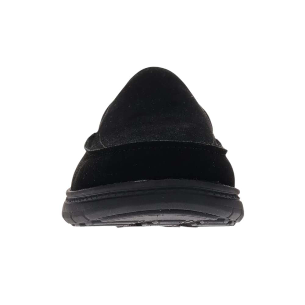 Harbour Suede Slip On - Black