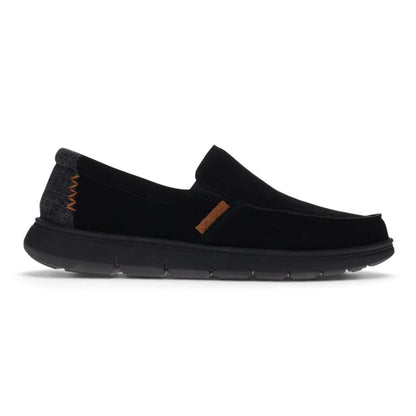 Harbour Suede Slip On - Black