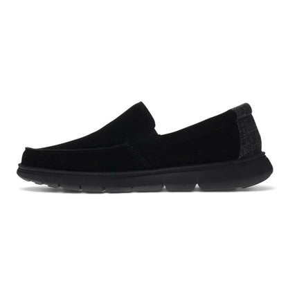 Harbour Suede Slip On - Black