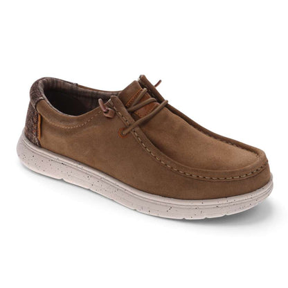 Hipster Suede Slip On - Olive