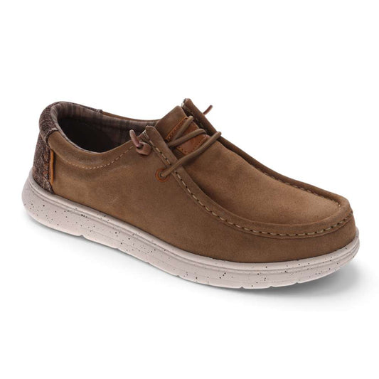 Hipster Suede Slip On - Olive