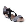 Hydro Wedge Sandal - Black/White