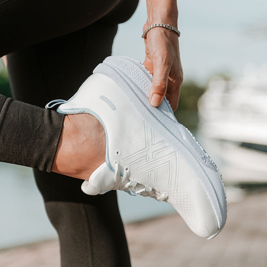 Lifestyle image for Icarus Sneaker - White/Mauve