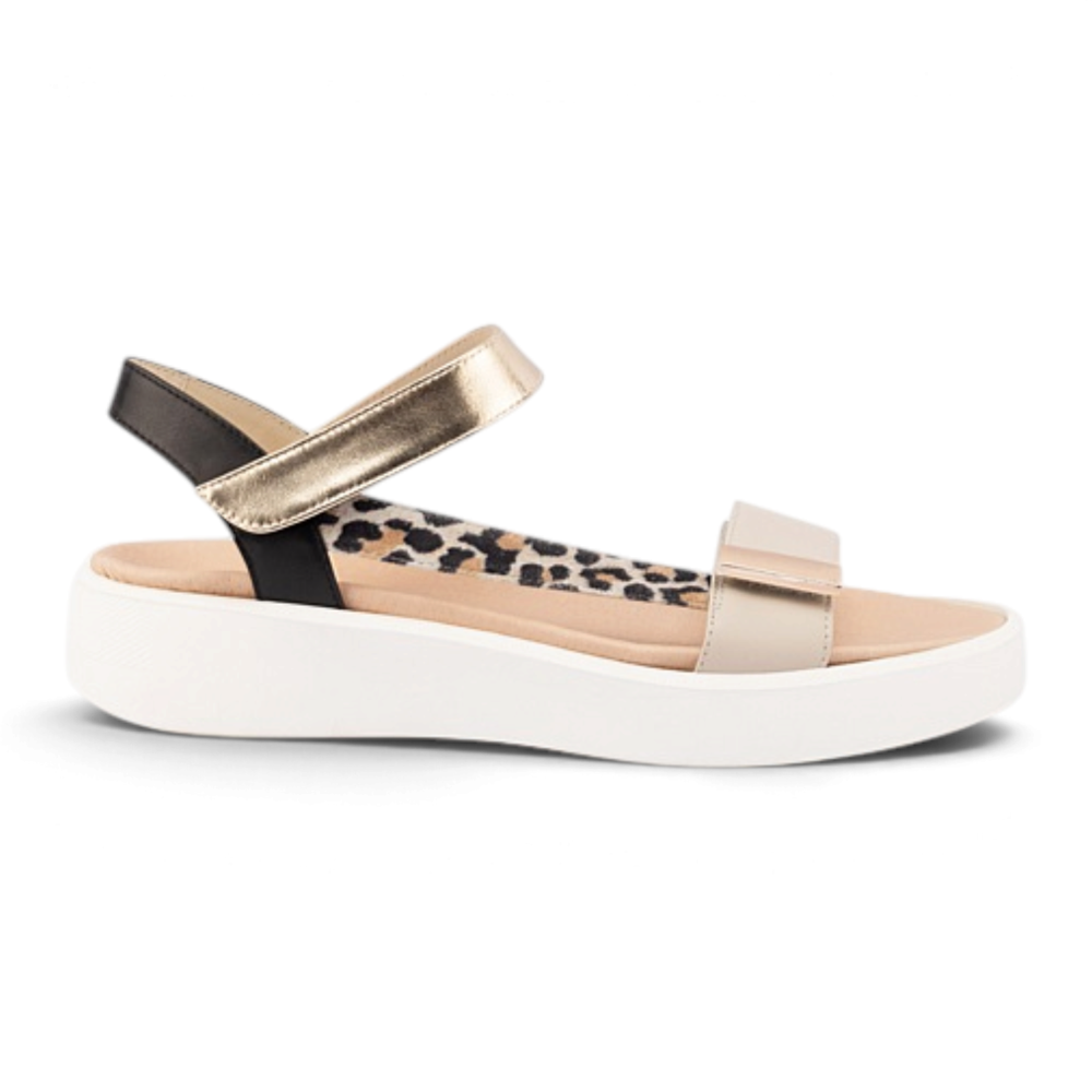 Ivory - Metallic Leopard Combo