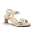 Jamaica Heels - Taupe Snake