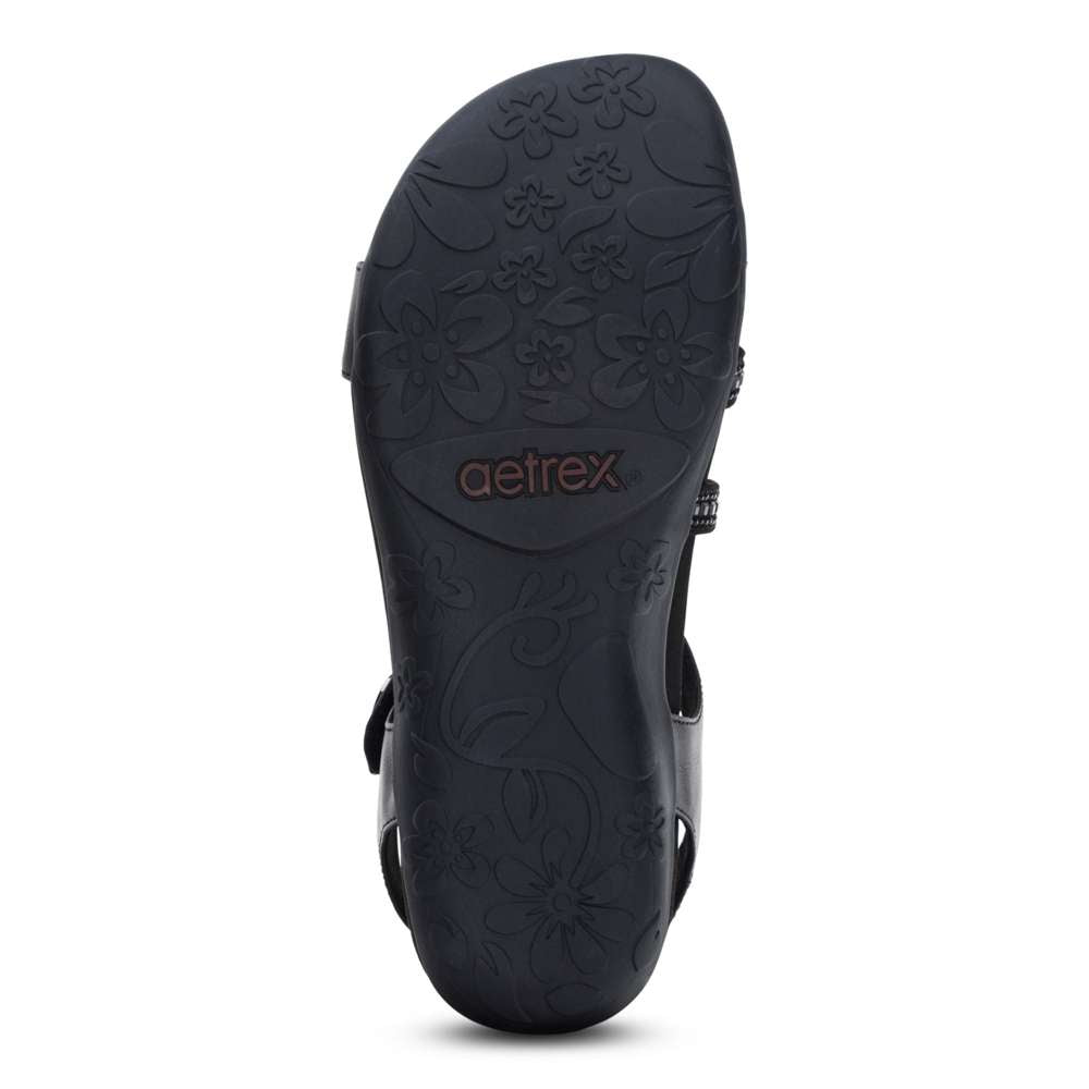 Jess Sandal - Black Sparkle