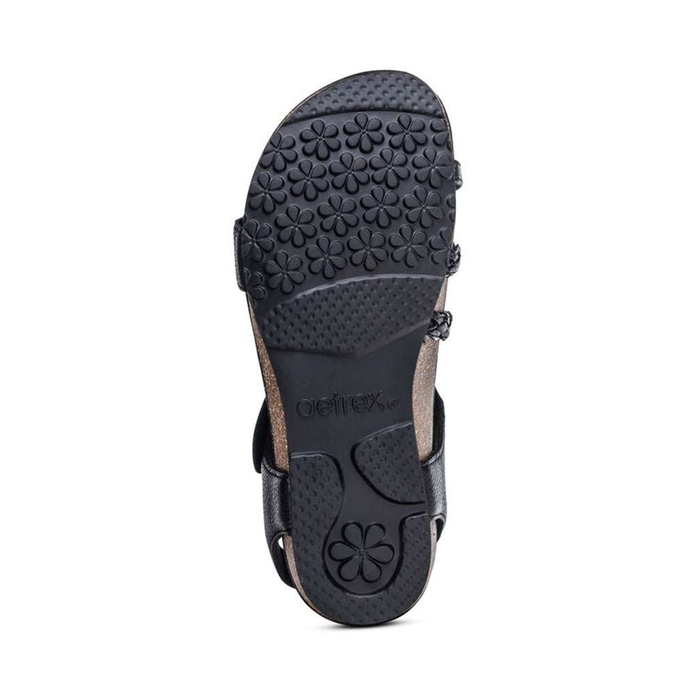 Jillian Braided Sandal - Black