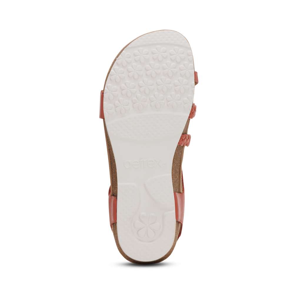 Jillian Braided Strap Sandal - Antique Rose