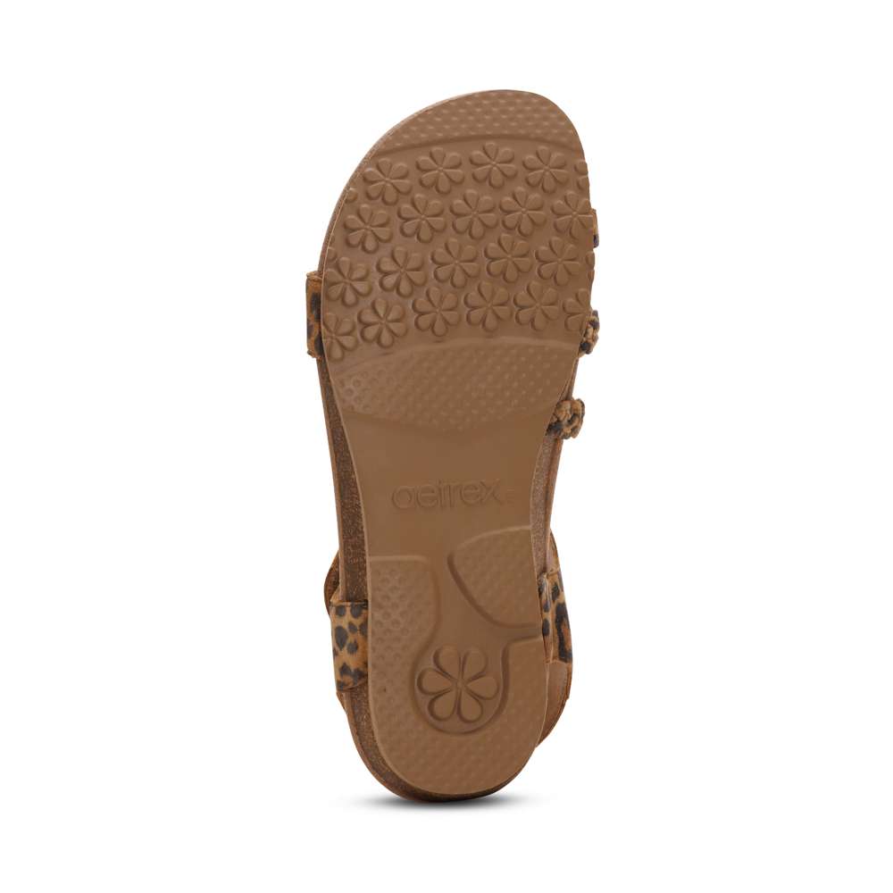 Jillian Braided Strap Sandal - Leopard