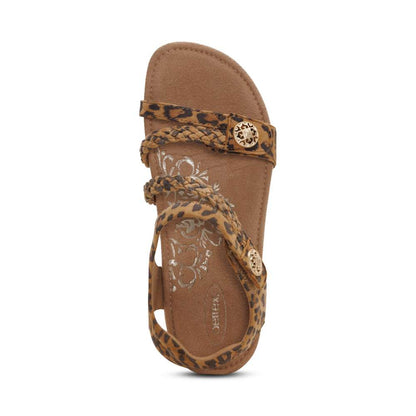 Jillian Braided Strap Sandal - Leopard