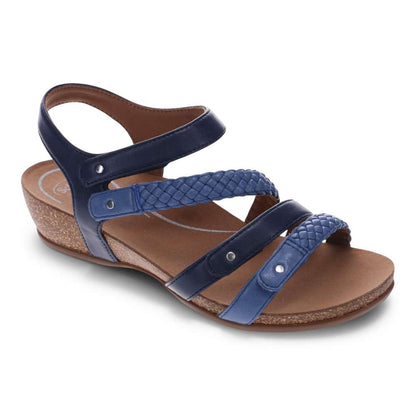 Josie Wedge - Navy Multi