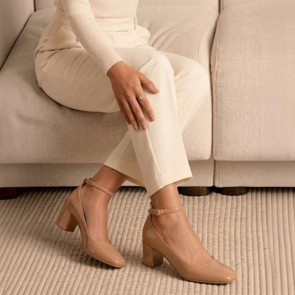 Karina Ankle Heel - Cafe