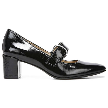Karissa Mary-Jane Pump - Black Patent