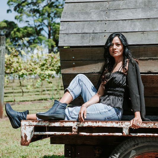 Lifestyle image for Karla Boot - Navy