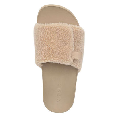 Keira Shearling Slide - Ginger Root
