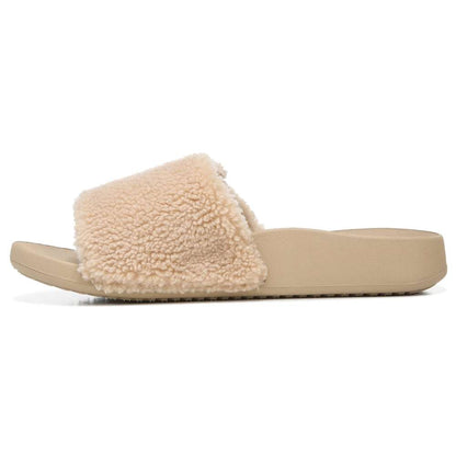 Keira Shearling Slide - Ginger Root