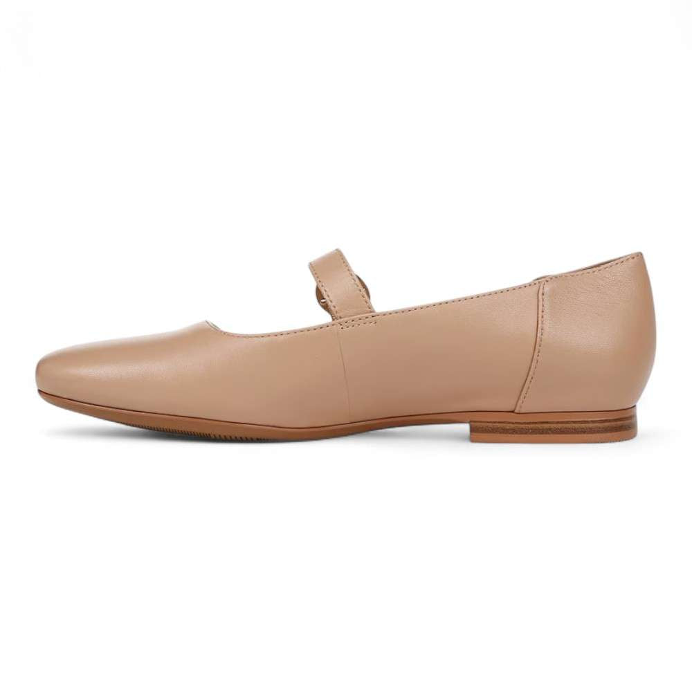 Kelly Mary-Jane Flat - Caramel